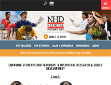 Tablet Screenshot of nhd.org